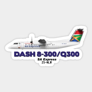 DeHavilland Canada Dash 8-300/Q300 - SA Express Sticker